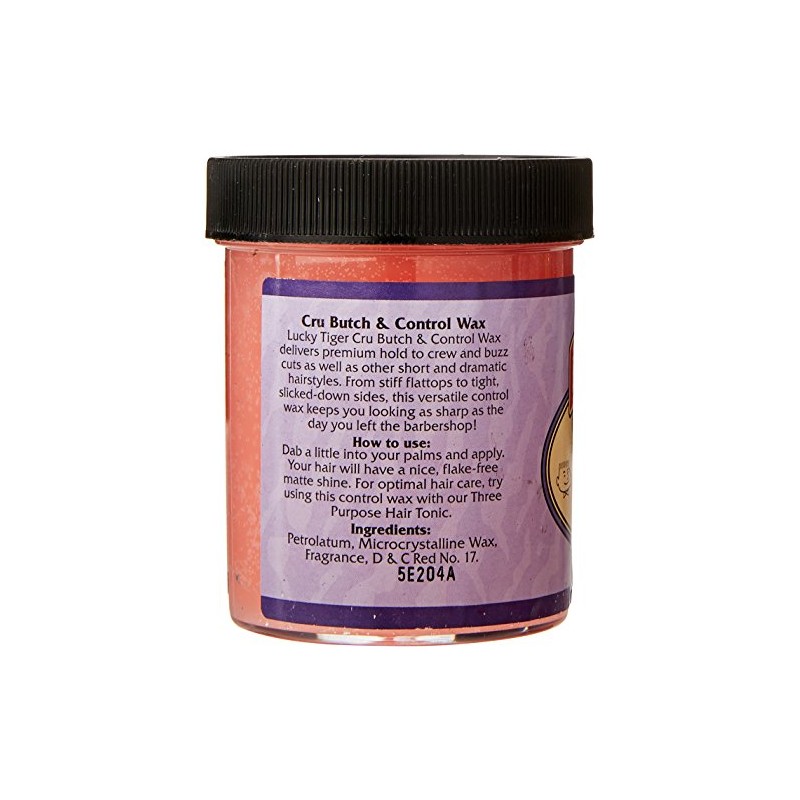 Lucky Tiger Cru Butch and Control Wax, 3.5 Ounce
