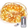 Mintlemon Fairy Lights 33ft 100 LEDs, 8 Lighting Modes Dimmable