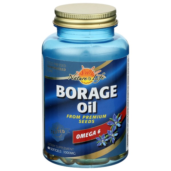 Health From The Sun, Borage Oil 300 Mg, 60 Capsules