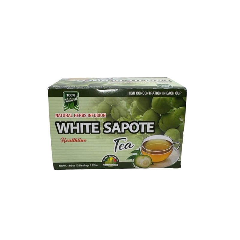Zapote Blanco TE (WHITE SAPOTE TEA) 20 tea bags 100%