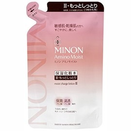 [Set of 2] Minon Amino Moist, Moist Charge Lotion II (More Moist Type), Refill Use, 4.1 fl oz (130 ml) x 2 Packs
