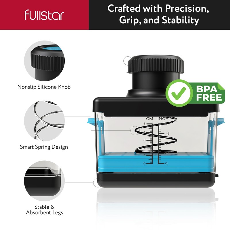 Fullstar 2-in-1 Tofu Press & Cutter, Dishwasher Safe, BPA-Free, Press