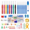 Crochet Hooks 16 Sizes Crochet Hook Set 0.6mm—6mm, 59 Pack