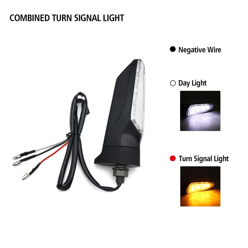 DEMYPROX Universal High Brightness Motorcycle LED Turn Signal Light +