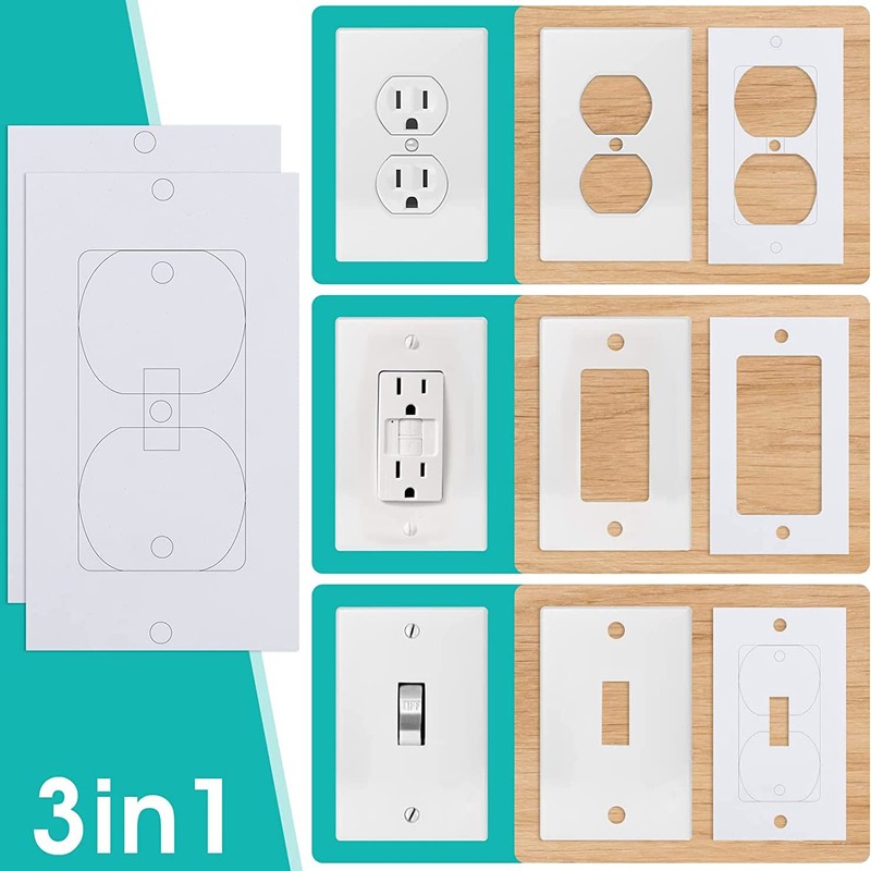 CAVLA 30 Pcs Outlet Insulation, Wall Outlet Insulation Gaskets, Wall