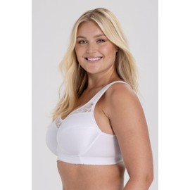 Miss Mary of Sweden Cotton Simplex Bügel-BH – Ultimativer sportlicher Eleganz 85C Weiss