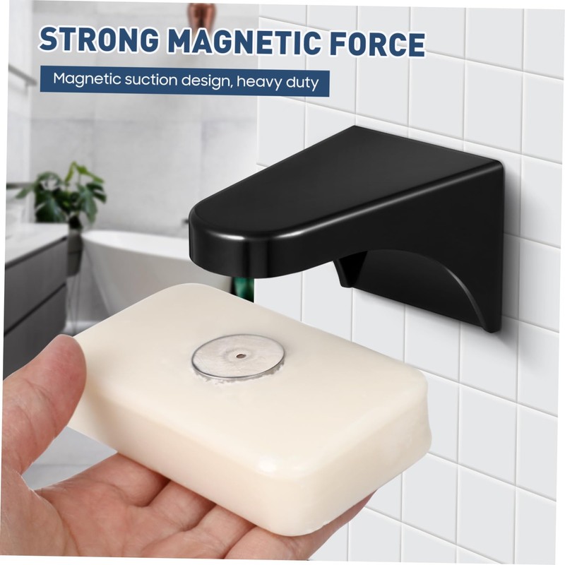 Ciieeo Magnetic Suction Soap Holder for Bathroom Stylish Soap Container
