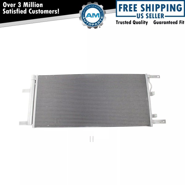 AM Autoparts A/C Air Conditioning Condenser with Receiver Dryer Assembly