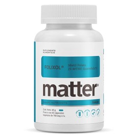 Matter Folixol Suplemento Acido Folico Folato Activo Quatrefolic Mthf Trimetilglicina Apoyo Prenatal Cardiovascular Nervioso Frasco Cápsulas Vegetales