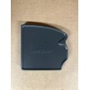 LEAFGUARD LEAF GUARD Coal Gray Aluminum SEAMLESS Gutter left End