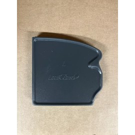 LEAFGUARD LEAF GUARD Coal Gray Aluminum SEAMLESS Gutter left End Cap 08502Q BS1