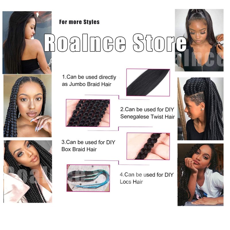 Braiding Hair Pre Stretched for Women Hair Extensions Box Braids
