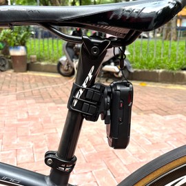 TAKEWELL Protective Cover for Garmin Varia RCT715 (Cover + Lanyard), Weights Only 0.36 Ounces, Ultra-Thin Design Allows Smooth GPS Signals, Effective Heat Dissipation. Black, 1 pcs.