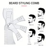 CATOR Beard Shaper Template Shaping Tool, Men's Beard Stencil, Transparent