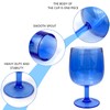 Yalin Set of 6 Unbreakable 12 oz Acrylic Plastic Wine