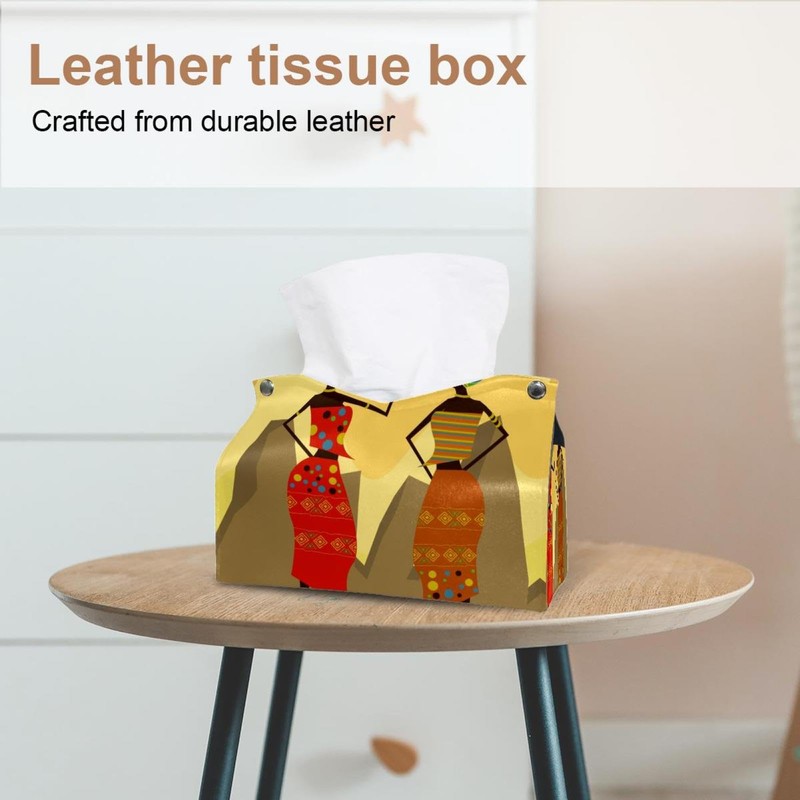 2 Pack Tissue Box Cover Holder, Hawaii Glowing Sea Rectangle