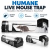 Reusable Mouse Trap for Home Pest Control – Self-Locking Plastic
