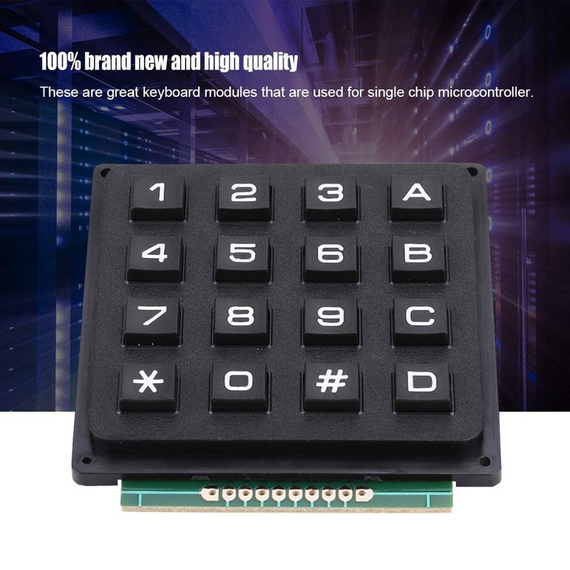 Wendry Numeric Keypad, Keyboard Modules with 16 Keys 4x4 Push