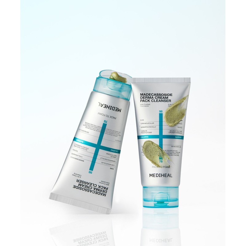 Mediheal Derma Cream Pack Cleanser 120ml_Madecassoside [Soothing Barrier]