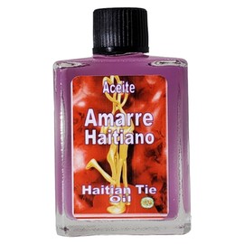 MAGICK SPACE Haitian Tie Oil (Amarre Haitiano Aceite) Spiritual Anointing Oil by CASA ESOTERICA Binding Spell - Strengthen Relationships & Connections-0.5 FL OZ(1 PACK)