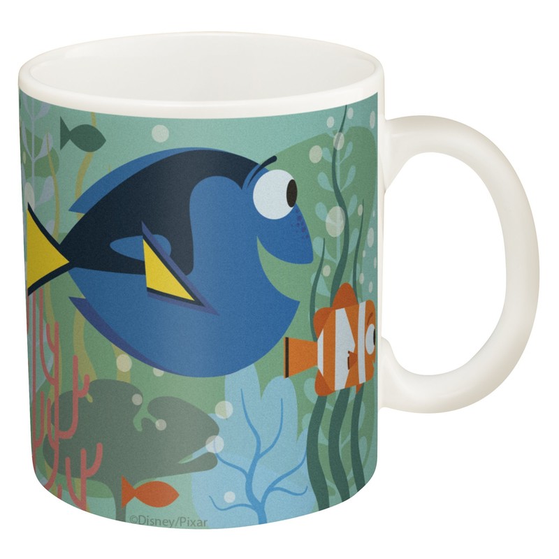Zak Designs DRYC-1591 Disney's Finding Dory Ceramic Mug, 11.5 oz,