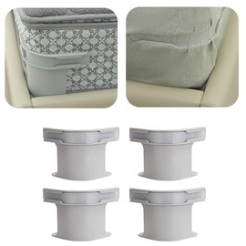 4 Pcs Lock Bed Sheet Holder - Heavy-Duty Sheet Fasteners to Keep Sheets Tight & Secure, Fits All Sheet Sizes, Easy One-Time Installation, No More Loose or Wrinkled Sheets (Grey)