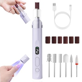 aninako Nail Machine Bit, Electric Nail Machine, Cordless Nail Off Machine, Cuticle Treatment, Exfoliation, Nail Polishing, Nail Care Set, Nail Machine, Professional Use, Gel Nails, Forward and