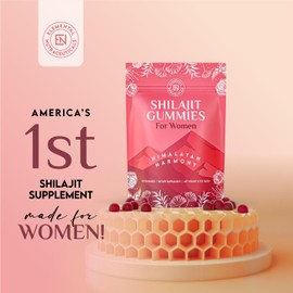 Shilajit Gummies for Women with Manuka Honey Supplement - Pure Himalayan Haramony | Rich in Fulvic Acid & Antioxidants for Energy | Vegan & All Natural | Made in USA | 60 Count