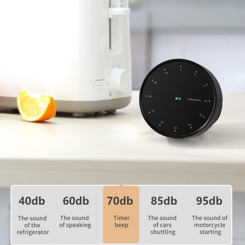 Digital Kitchen Timers, Visual Timers, Light Point Display Timer Magnetic