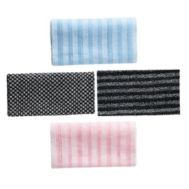 SAFIGLE 4pcs Long Body Exfoliating Towels Japanese Shower Scrubbers for Complete Cleansing Soft and Durable Washcloths for All Body Parts