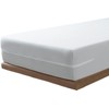 Cotton Mattress Cover Full Encasement with Zipper Terry Top -