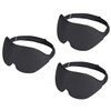 Baluue 3pcs Sleep Mask Para Ojo Eye Mask Airplane Eye