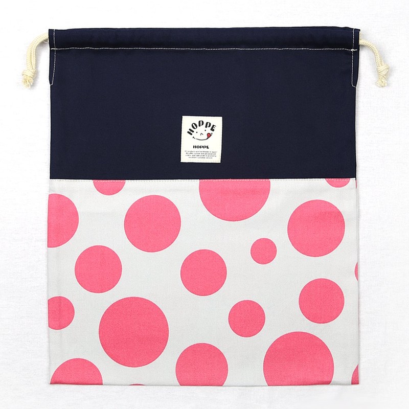 HOPPE Drawstring L, sand beige dot