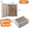 Biggun 5x7in 5 Folding Accordion Picture Frame - Foldable Hinged