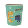 5 pcs set Eco friendly Bamboo Fiber Cartoon Children Tableware