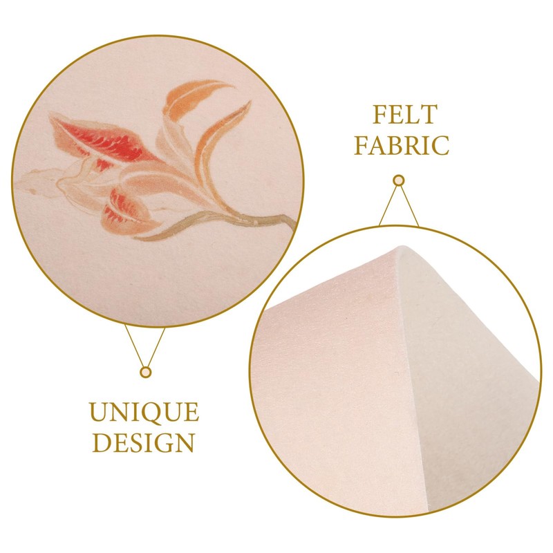 DOITOOL Calligraphy Felt Mat Multi Function Rectangular Desk Pad for