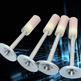 Ceiling Nail, 100 Ceiling Nail Set Professional Alloy Steel Wear Resistant Mini Woodworking Nail for House Decoration (25mm / 0.98in Round Nail)