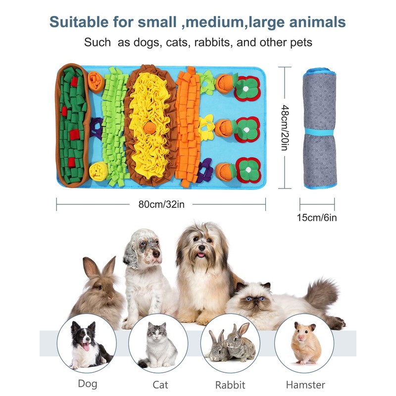 Ankilo Snuffle Mat for Dogs, 32 x 20 inch for