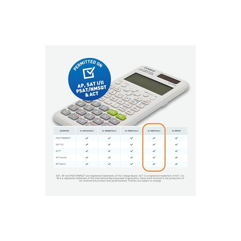 Casio fx-115ES Plus 2ª edición – Calculadora científica avanzada |