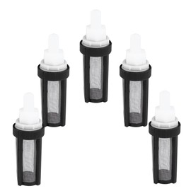 Toddmomy 5-Piece Stainless Steel Micro Pump Water Inlet Filter: Sturdy Strainer for Submersible Pumps, Effortless Installation for Internal Debris Prevention in Black