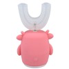 Kids U Shaped Toothbrush Pink Cartoon Electric 360° Tooth Rush