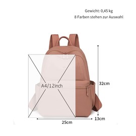 YUESITE Women Backpack Small Fashion Ladies Rucksack Lightweight School Bag Travel Casual Daypack Shoulder Bag Purse for Girls Blue