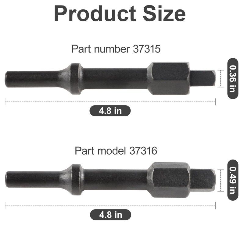 SUKABU 32029 Pneumatic Bolt Breaker Set - 3/8" & 1/2"