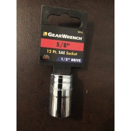 Gearwrench 1/2" Drive 5/8" 12 Pt. SAE Socket- 80763