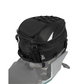 JFG RACING Motorcycle Tail Bag 22-38L Dual Use Seat Helmet Bag Backpack Universal for Motorcycle Motorbike Street Dirt Bike Accessories