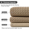MIULEE Extra Long Waffle Weave Shower Bath Curtain 84 Inch
