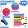 Sayglossy Jumbo Magnetic Fraction Tiles 16 Inch for Rainbow Teacher
