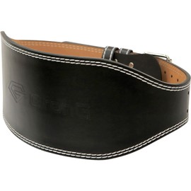 GronG Training Belt, Wide Type, Power Belt, Muscle Training, Lifting Belt, Made of Cowhide Leather, Large