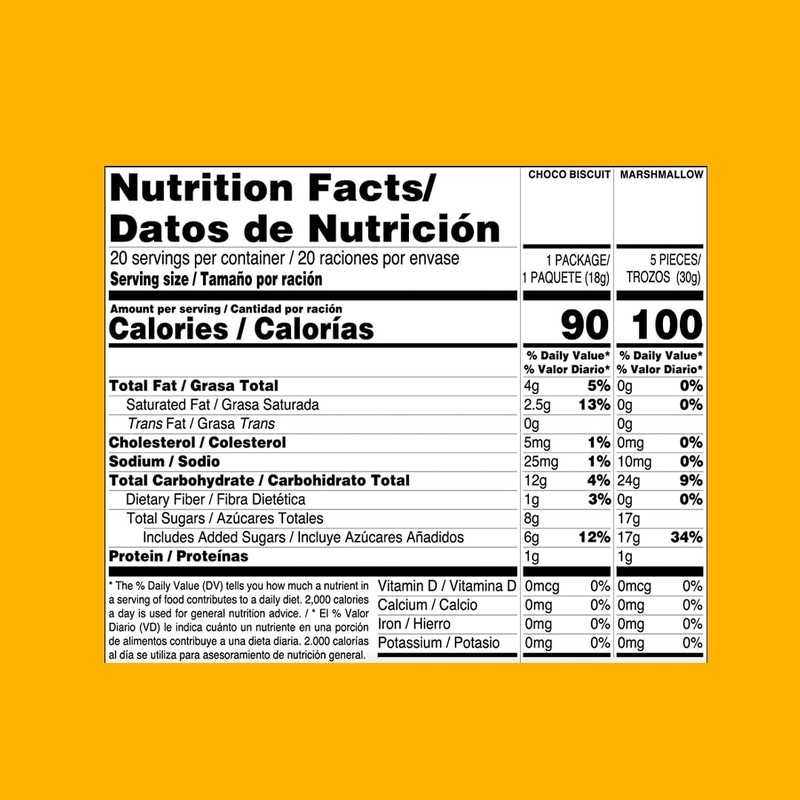 Bauducco Choco Biscuit S’mores Kit, 16.94 oz (Pack of 20)