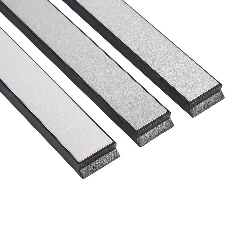 Sharpener Whetstone,3Pcs Diamond Sharpening Stone Sharpener Whetstone Polishing Angle Fixed